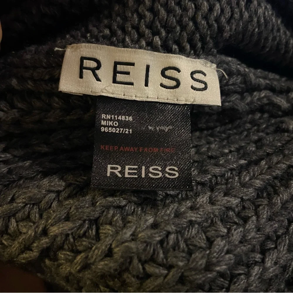 Reiss oversized cableknit